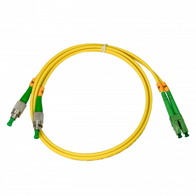 JFSBH1. 1mt LC/APC-FC/APC Monomodo SM Dúplex Latiguillo Fibra 9/125um