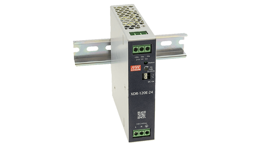 Fuente Delgada riel DIN 120W Serie XDR-120E - 12V