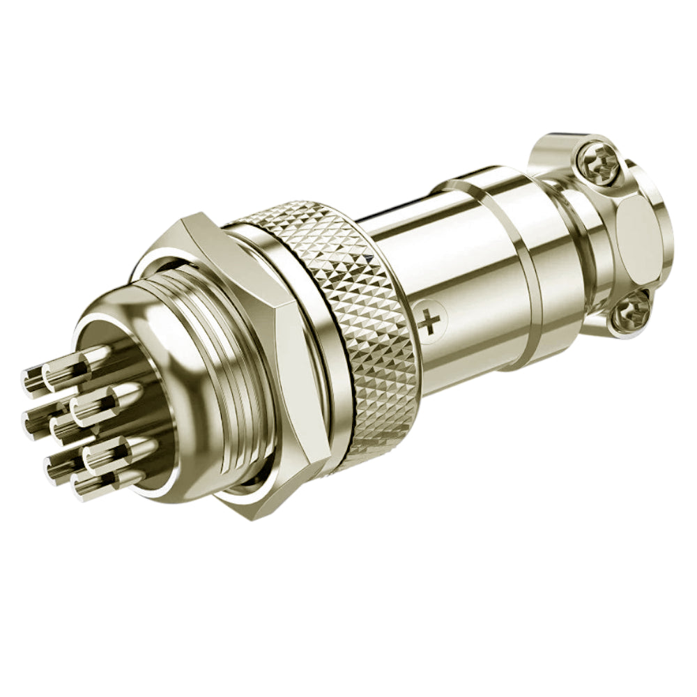 Acoplador para panel Hembra GX16-6B de 6 contactos