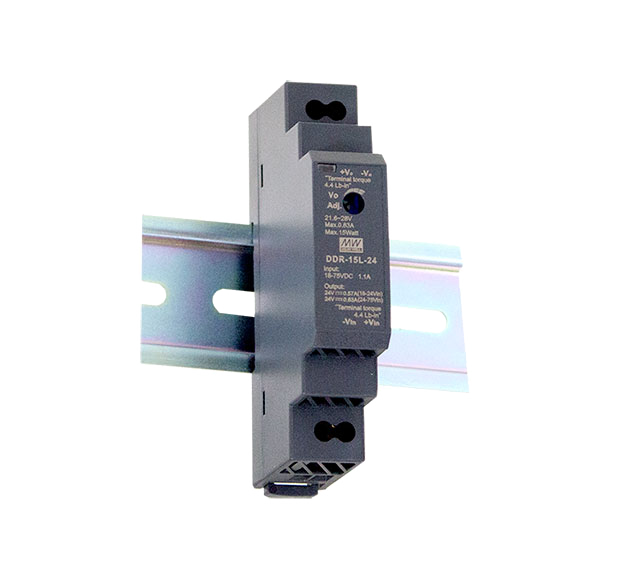 Conversor DC-DC riel DIN 15W DDR-15 - 9 a 36VDC - 5V