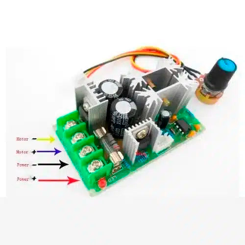 Regulador de Velocidad para Motores de Corriente Continua PWM 1200W