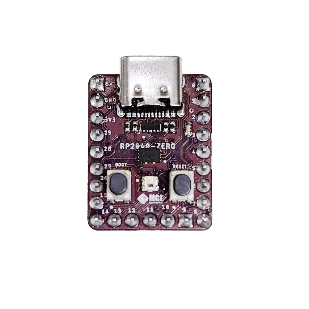 Tableta microcontroladora RPI2040 Zero – Módulo compacto con puerto USB-C basado en arquitectura RP2040