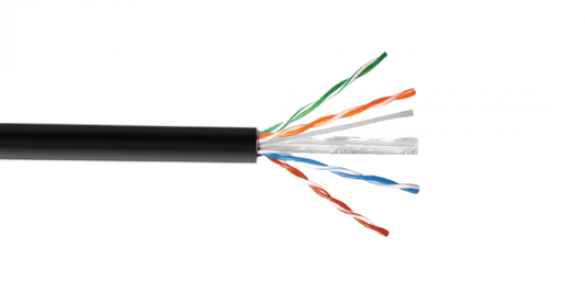 CBXR-UN3 LINKCHIP 0,57mm sim-Cat6 PE Exterior Negro Cable UTP 305mt Cobre Sólido