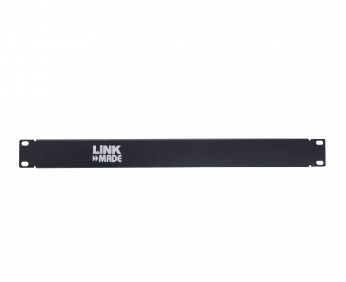 RAP-1 LINKMADE 1U Panel Ciego para Rack de 19 Pulgadas Acero Negro