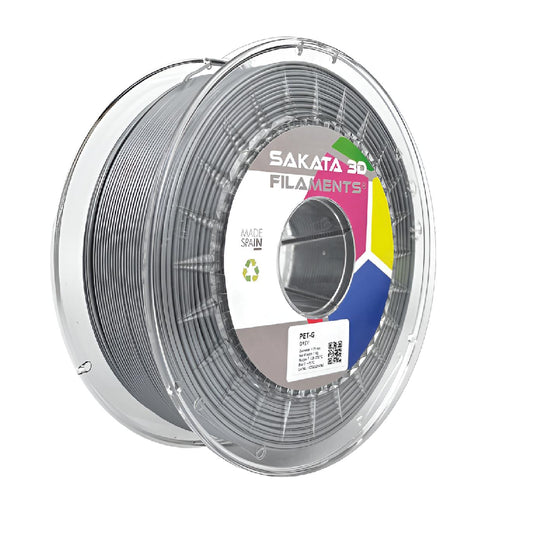 Material de Impresión PET-G Tonalidad Grisácea 1.75mm 1kg – Sakata 3D