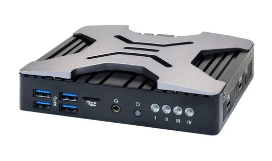 Reproductor de Señalización Digital con Procesador Intel Celeron N3060, 32GB de memoria eMMC, 2GB de memoria RAM y Adaptador de 65W (Cable de Alimentación tipo EU)