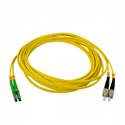 JFSBF5. 5 metros LC/APC-FC/UPC Monomodo SM Dúplex Latiguillo de Fibra 9/125um 3mm