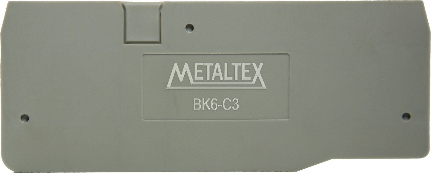 Tapa bornera Serie BK 6mm² 3 vías