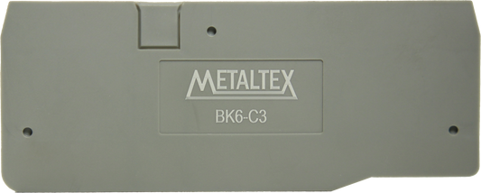 Tapa bornera Serie BK 6mm² 3 vías