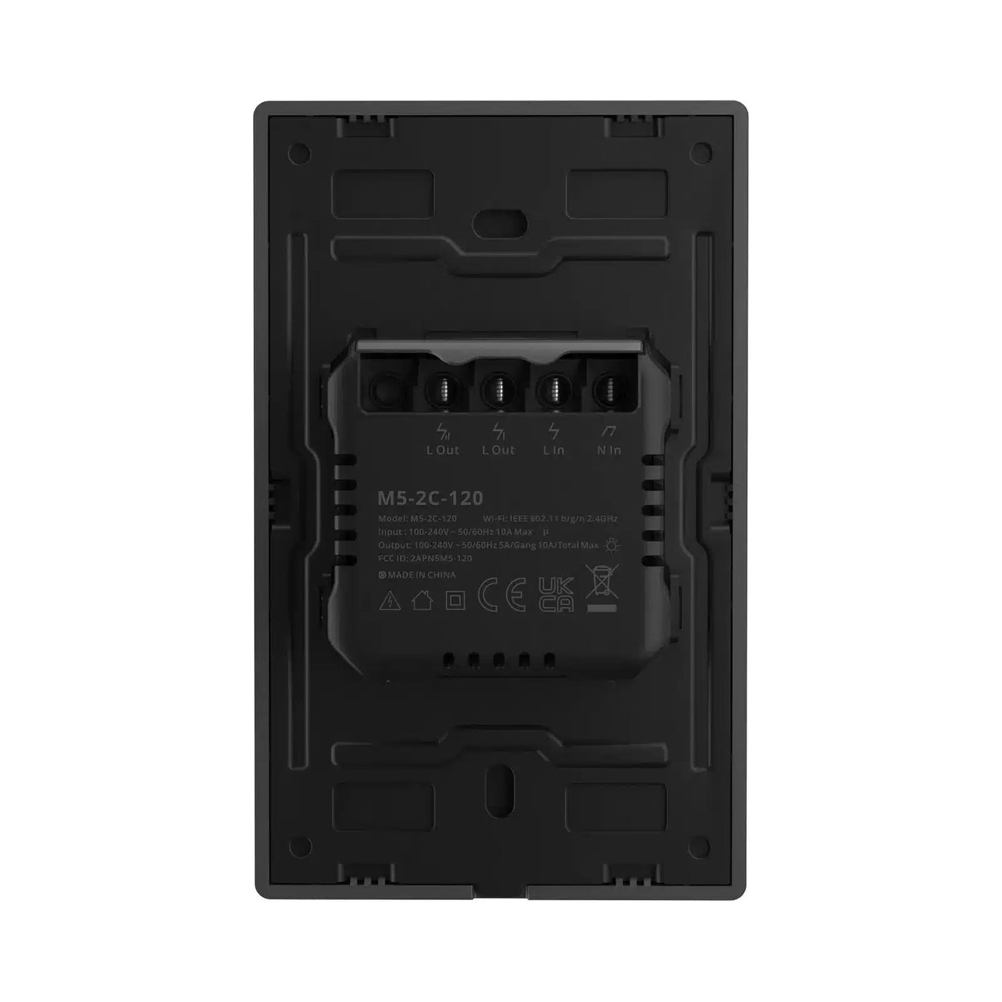 Interruptor Inteligente WiFi de Montaje en Pared Sonoff SwitchMan M5 Doble Comando
