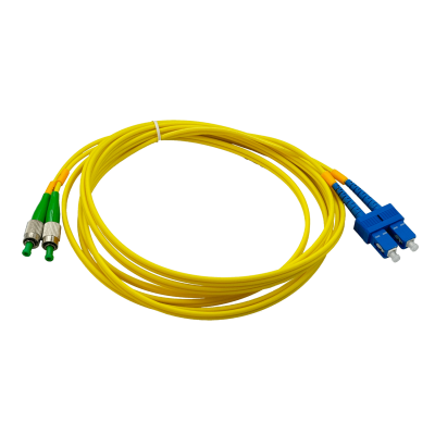 JFSCH3. 3 metros SC/UPC a FC/APC Monomodo Dúplex Latiguillo de Fibra 9/125um 3mm