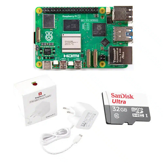 Conjunto de configuración inicial Raspberry Pi 5 con memoria RAM de 4GB