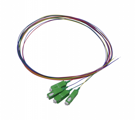 JFSA-4 SC/APC Monomodo 1,5m 4-unidades Pigtail 150cm 0,9mm 1.5mt SM 9/125um
