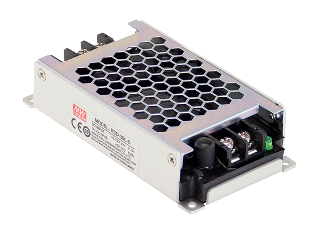 Conversor DC-DC Gabinete ferroviario 30W RSD-30 - 9 a 36VDC - 3.3V