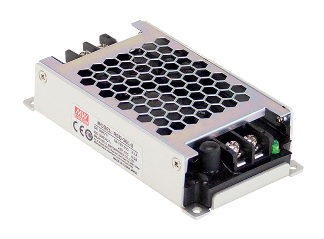 Conversor DC-DC Gabinete ferroviario 30W RSD-30 - 18 a 72VDC - 3.3V
