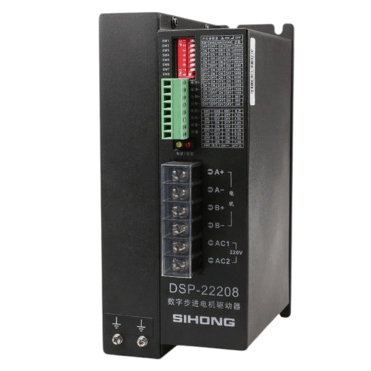Controlador para motor paso a paso de 8 amperios y 220 voltios modelo DSP22208