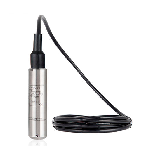 Sensor de Nivel Hidrostático Sumergible ZPT604 0-3m Para Diésel Densidad 0.85, Salida 4-20mA, Precisión 0.25%FS, 18m Cable, Zona Industrial