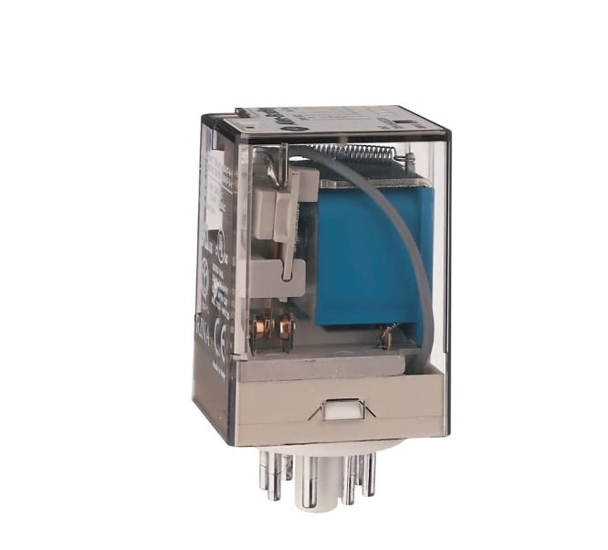 Relé de Base Tubular Enchufable No Enclavable 125V dc 10A 3PDT Allen-Bradley 700-HA33Z01-3