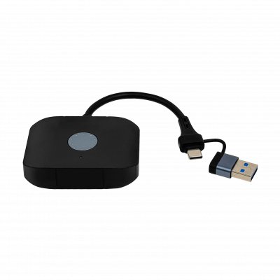 HDMI2-5C Kit inalámbrico HDMI-VGA-AUX de doble banda 2,4/5 GHz, alimentación requerida 5V USB-C/A, resolución 1080p