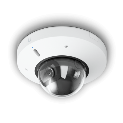 UVC-G6-MINI-DOME-W UI Cúpula Compacta Blanca Mic/Altavoz 8MP Inteligencia Artificial V56,7º IK08 20m CámaraIP req-PoE
