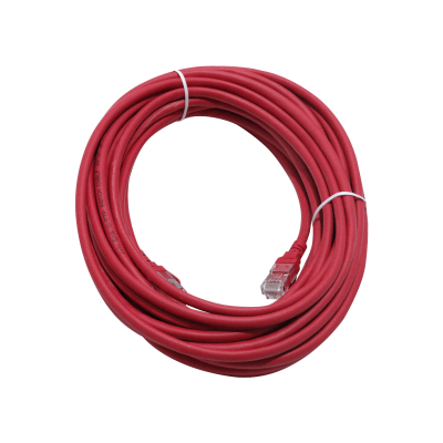 C6AR-100. LINKMADE 10 m Cat6a U/FTP Rojo LSZH Latiguillo de red moldeado multifilar
