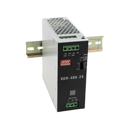 Fuente de Poder Industrial DIN Rail 480W MEAN WELL XDR-480 - 48V