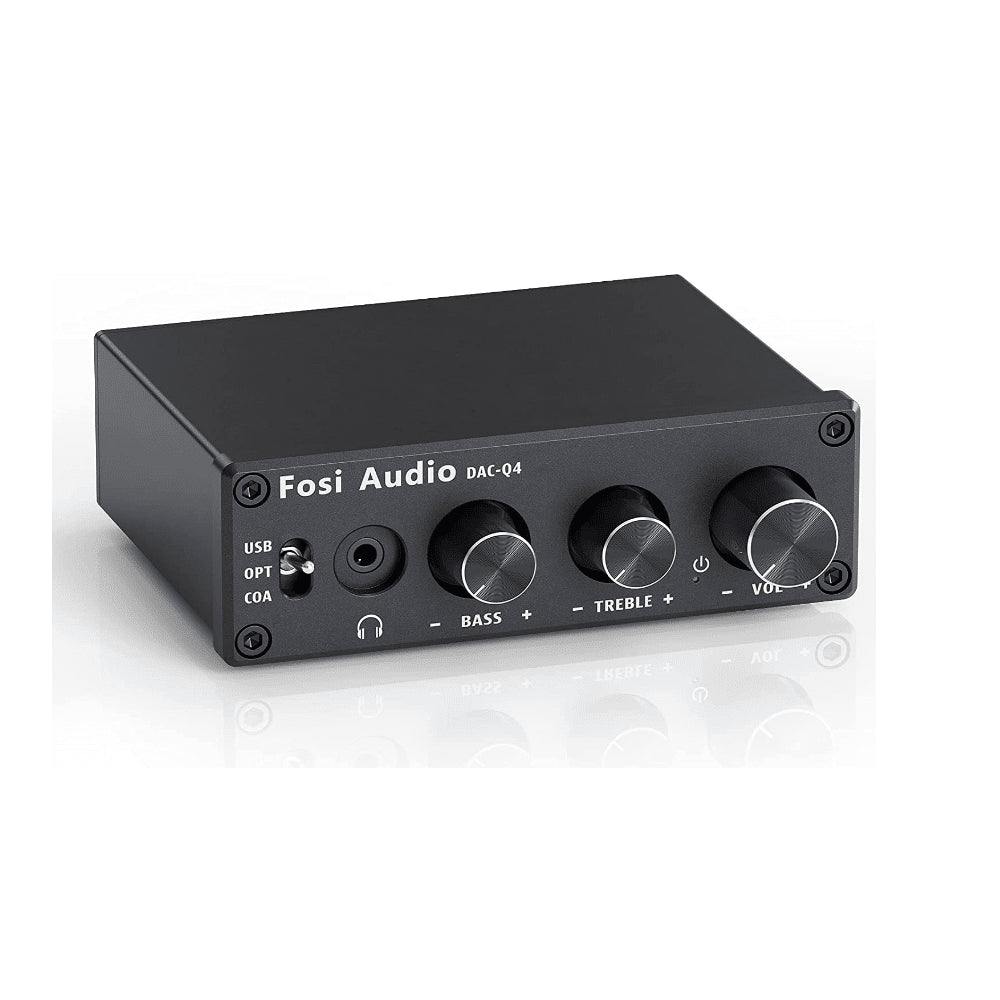 Amplificador de Auriculares con Convertidor Digital-Analógico – Fosi Audio Q4