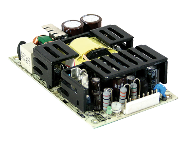 Fuente de poder open frame grado médico 75W RPT-75 - 5V / 12V / -5V