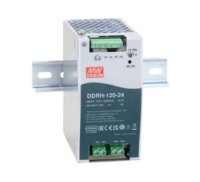 Conversor DC-DC entrada 250 a 1500VDC 120W DDRH-120 - 32V
