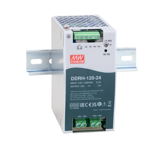 Conversor DC-DC entrada 250 a 1500VDC 120W DDRH-120 - 12V