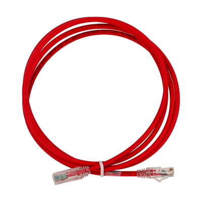 CP6R-2F. Latiguillo de red RJ45 Cat6 rojo U/UTP LSZH de 2 metros, marca Furukawa, referencia Gigalan 35123233.