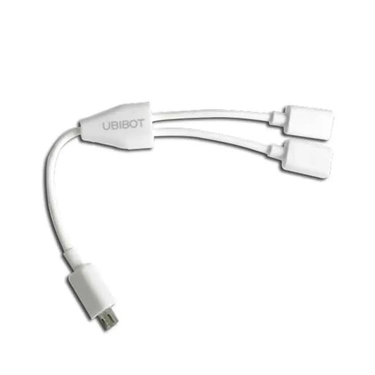 Cable Bifurcador Conector Micro USB Terminal Macho hacia Doble Terminal Micro USB Hembra compatible con WS1 y WS1 Pro – Ubibot