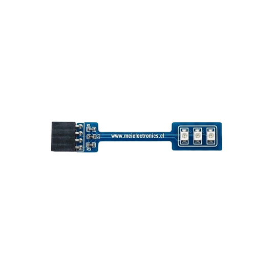 Módulo de diodos emisores de luz tipo semáforo de 3 tonos compatible con Arduino y ESP32 – MCI