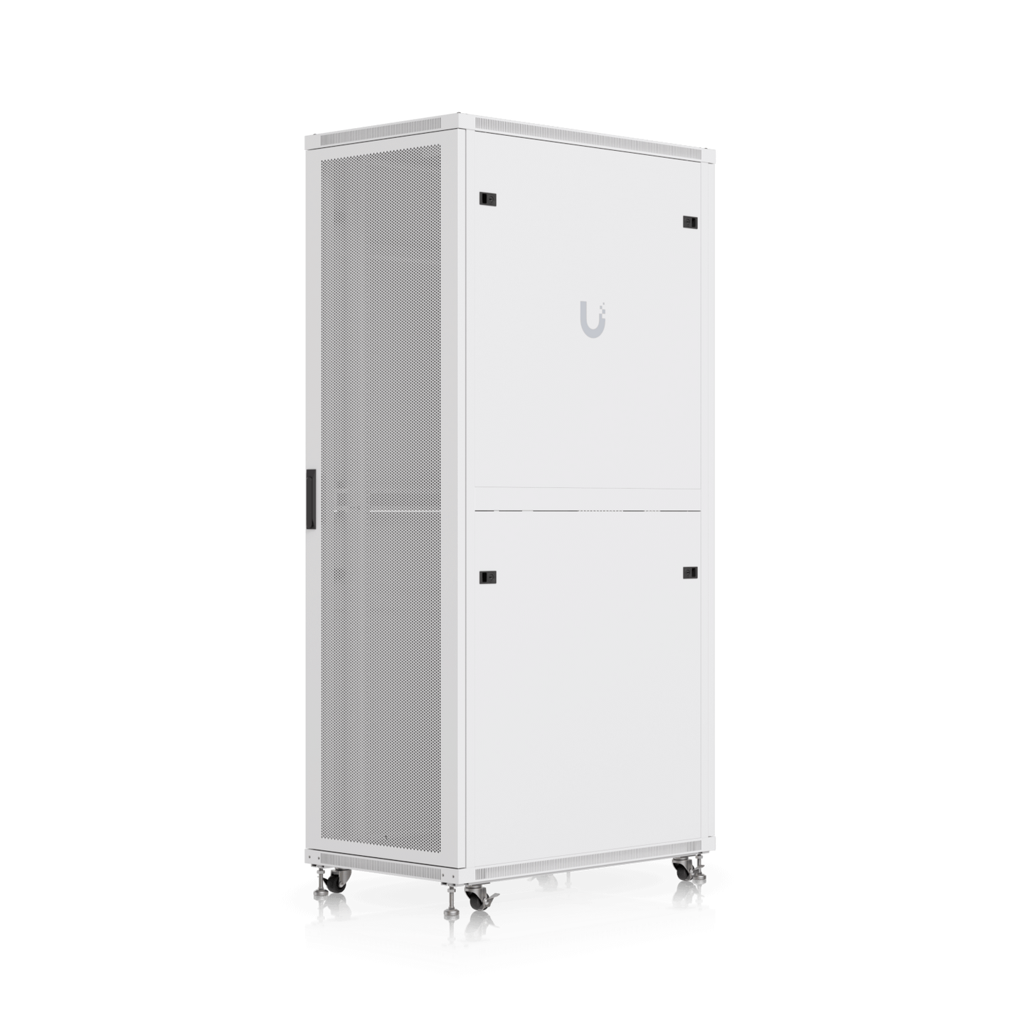 URK42-10P UBIQUITI Microperforado 42U 1000mm 100cm-Profundidad Armario Blanco Ventilador