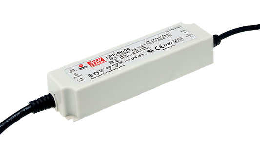 Driver LED plástico voltaje PFC IP67 60W LPF-60 - 48V