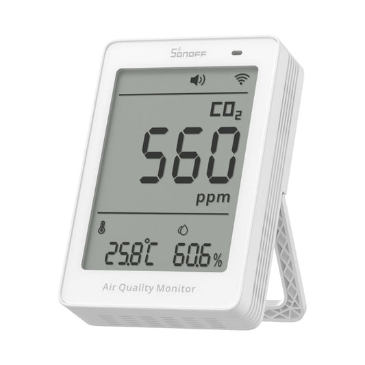 Dispositivo de Vigilancia de la Composición Atmosférica CO2 con Conectividad WiFi Matter – Sonoff AirGuard SAWF-08P