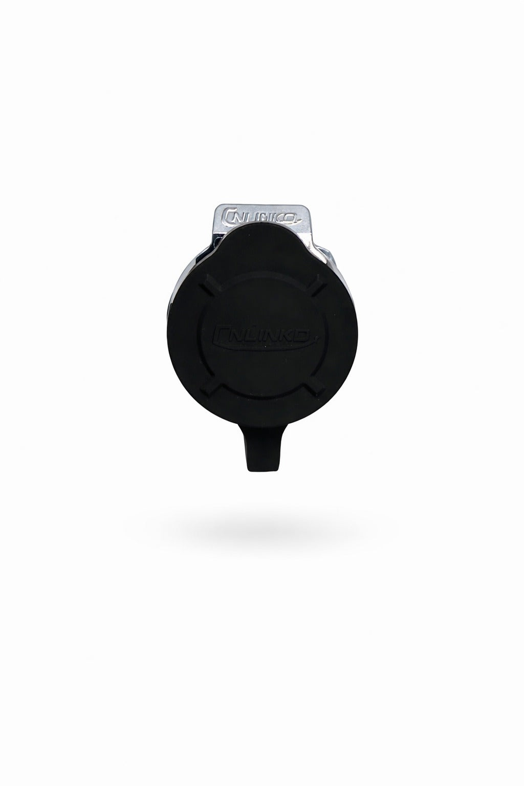 Conector Circular LP-28 Hembra 2 Pines Panel Metal (Bloqueo/Tuerca)