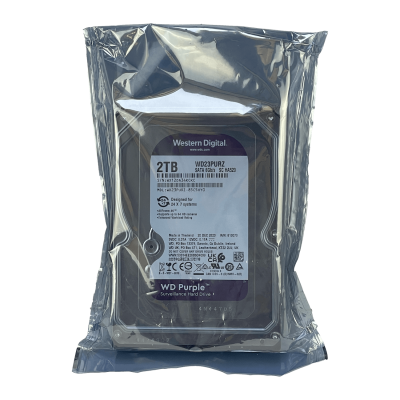 WD23PURZ Disco duro interno WESTERN DIGITAL de 3,5 pulgadas, 2 TB, caché de 256 MB, 5400 RPM, interfaz SATA 6 Gb/s