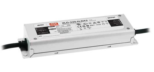 Driver LED metal de potencia DALI-2 PFC 240W XLG-240-DA2 - 1400mA