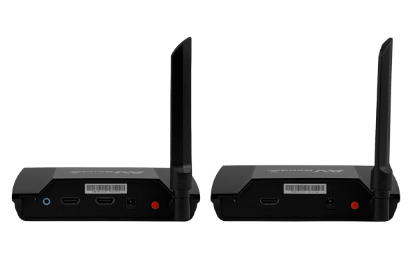 HDMI-300. Kit HDMI 300 metros inalámbrico HDMI-1-Entrada/2-Salidas Antena-fija 5,8GHz incluye-5Vdc