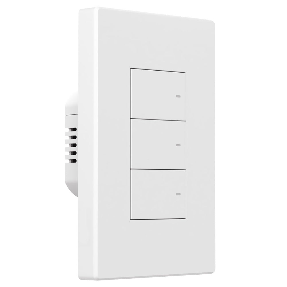 Conmutador Inteligente WiFi de Montaje Mural Sonoff SwitchMan M5 Acabado Blanco Triple Circuito Matter