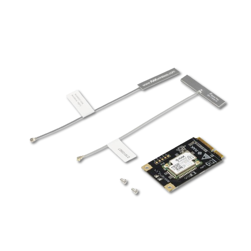 RAK19713 Mini PCIe LoRaWAN 900MHz para Linux, Raspberry Pi CM4 y PC Industriales