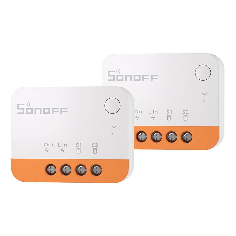 Lote de 2 módulos de automatización Zigbee sin conductor neutro Sonoff Mini Extreme ZBMINIL2