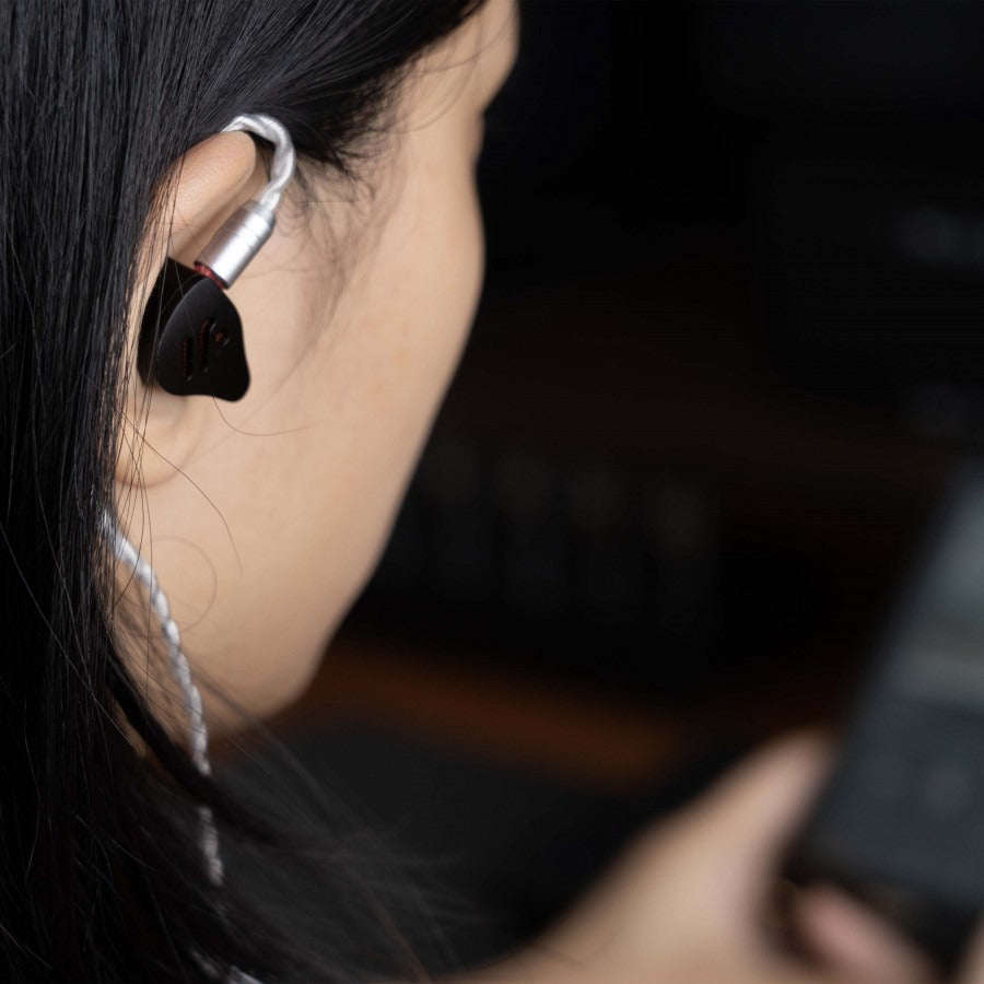 Auriculares Intraurales Fosi Audio IM4 Obsidian – Monitores Acústica Abierta HiFi IEM