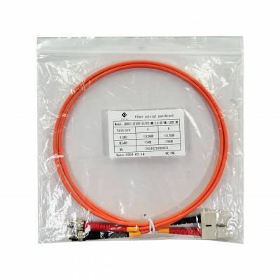 JFMTC1. 1 metro ST-SC OM1 Multimodo MM Dúplex Cable puente de fibra 62.5/125um LSZH