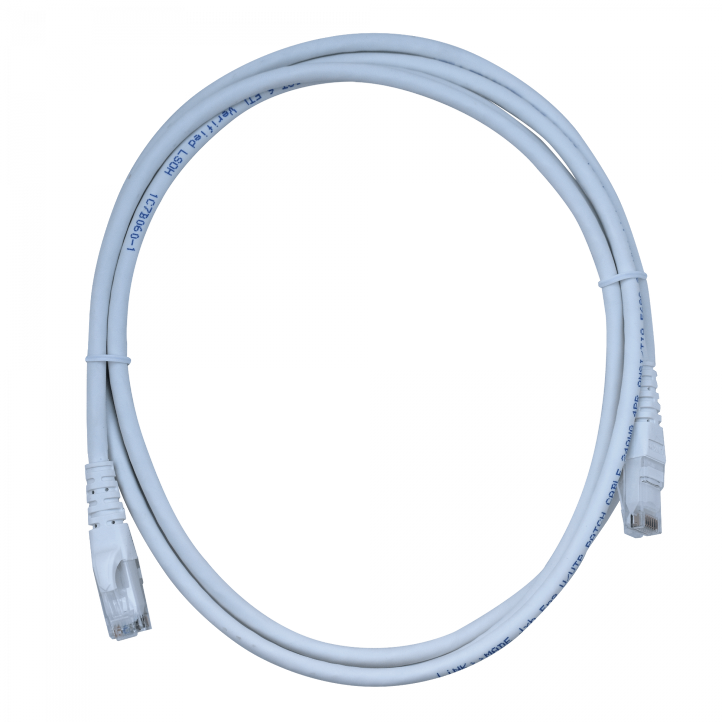 CP6W-20L LINKMADE Cable de Conexión Multifilar Cat6 U/UTP Blanco LSZH de 2 Metros, Inyectado