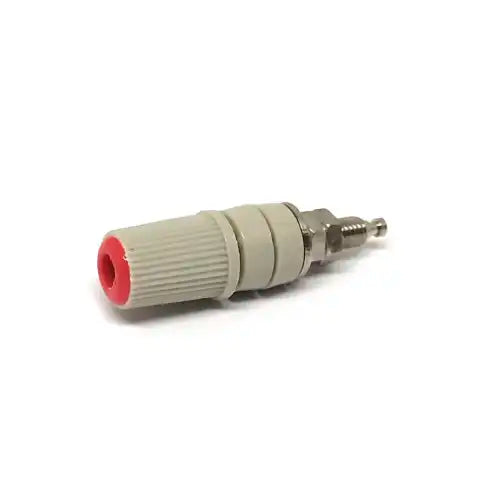Terminal Plátano M5 30A Receptáculo Rojo