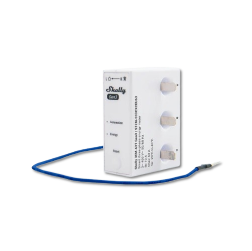 Medidor de Energía Trifásico WiFi Shelly 3EM-63 Gen3