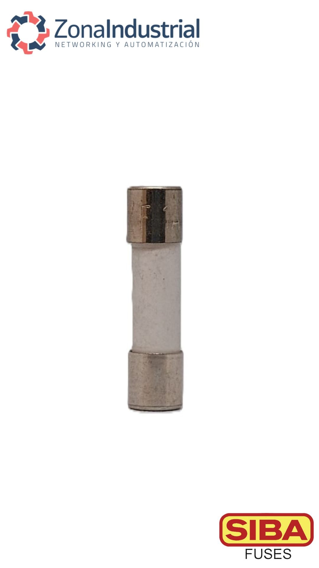Fusible 5X20 mm; AC250V; curva T (Lento); cerámico H, marca SIBA (Alemania) - 1,6A