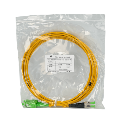 JFSAU3. 3 m SC/APC-ST/APC Monomodo SM Dúplex Latiguillo de fibra 9/125 µm 3 mm